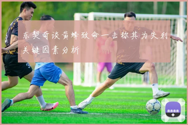 东契奇谈黄蜂致命一击称其为失利关键因素分析